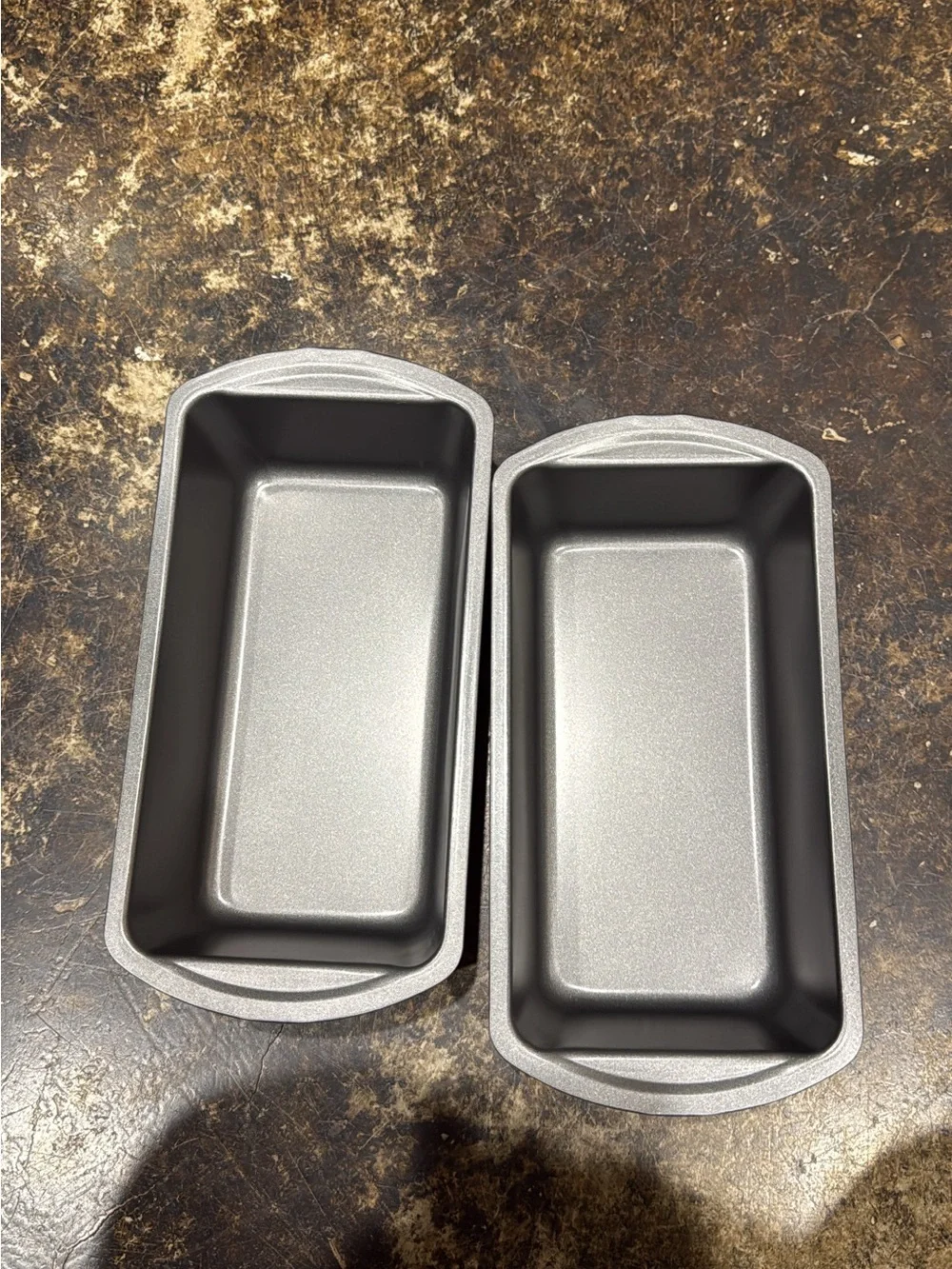Nonstick Metal Loaf Pans - Set of 2, Gray